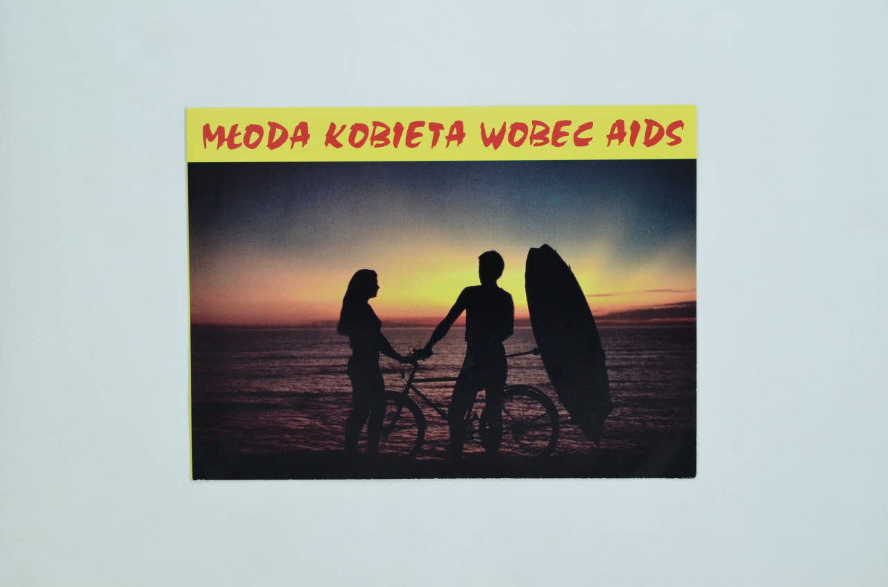 Dépliant "Mtoda kobieta wobec AIDS" (traduire) 2005.120.29 Photo Mucem