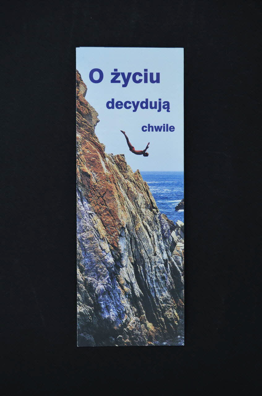 Dépliant "O zyciu decyduja chwile" (traduire) 2005.120.30 Photo Mucem