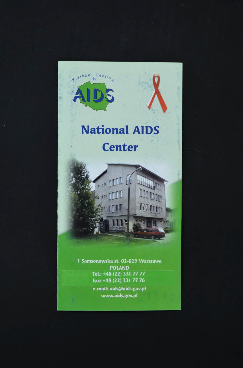 Dépliant "National AIDS Center" (Centre national du sida) 2005.120.33 Photo Mucem