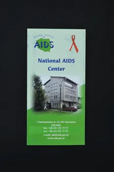 Dépliant "National AIDS Center" (Centre national du sida) 2005.120.33 Photo Mucem
