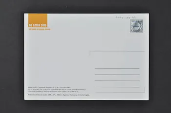 Abraço carte postale Série "Na cama comigo, so com preservativo" (Serginho e Suzana Cacela) (Pas au lit avec moi, sinon avec un préservatif) Portugal 1993 2003.109.161 Photo Mucem