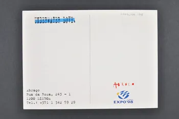 Abraço carte postale "Underwater love" (violet) (en anglais) (amour sous marin) Portugal 1998 2003.109.178  Photo Mucem