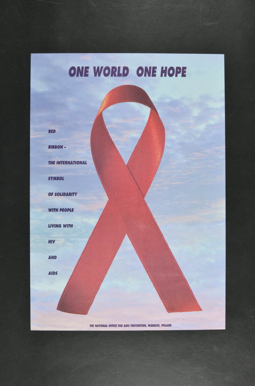 affiche "One world One hope" (Un monde, un espoir) 2005.120.5 Photo Mucem
