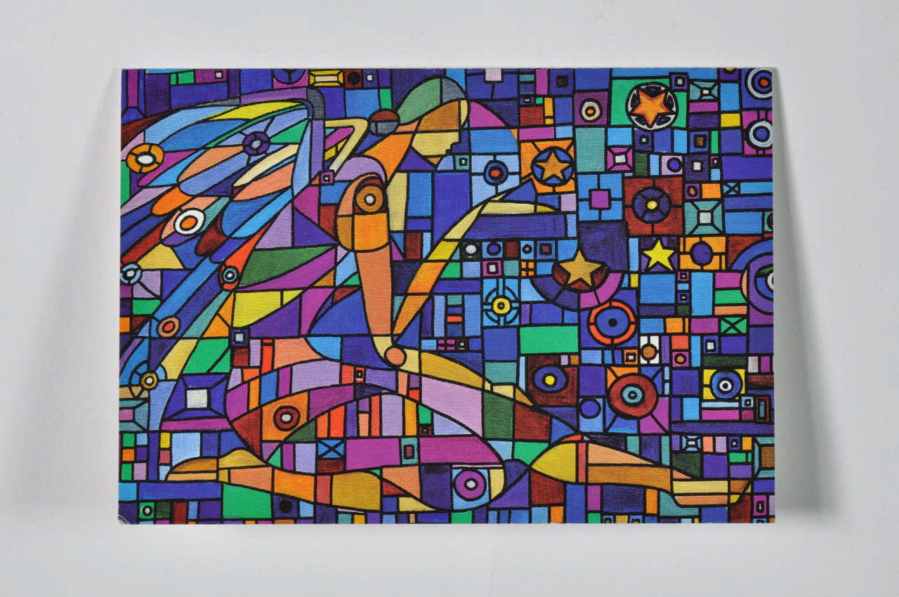 Carte postale double "Para ajudar a Abraço" (Gezo Marques) (Pour aider Abraço) 2003.109.190 Photo Mucem