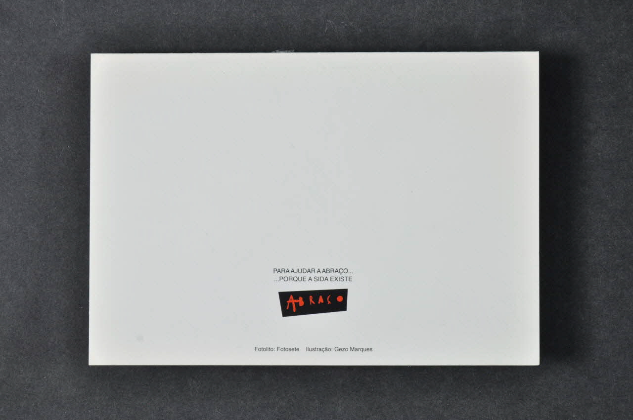 Carte postale double "Para ajudar a Abraço" (Gezo Marques) (Pour aider Abraço) 2003.109.190 Photo Mucem