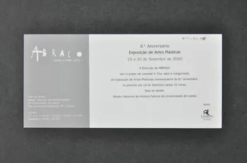 Abraço CARTON D'INVITATION Portugal 2000 2003.109.195  Photo Mucem