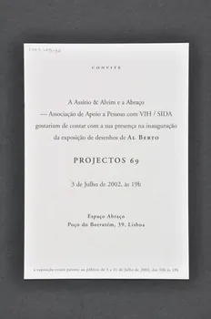 Abraço CARTON D'INVITATION Portugal 2002/7 2003.109.196 Photo Mucem