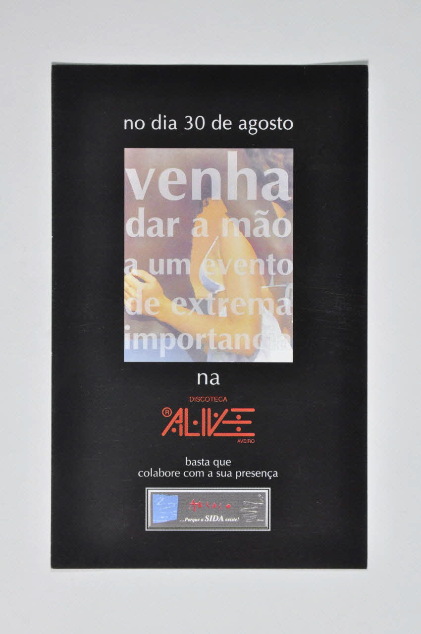 CARTON D'INVITATION "Venha dar a mao a um evento de extremal importancia" (Venez donner la main à un évènement d'une extrême importance) 2003.109.201 Photo Mucem