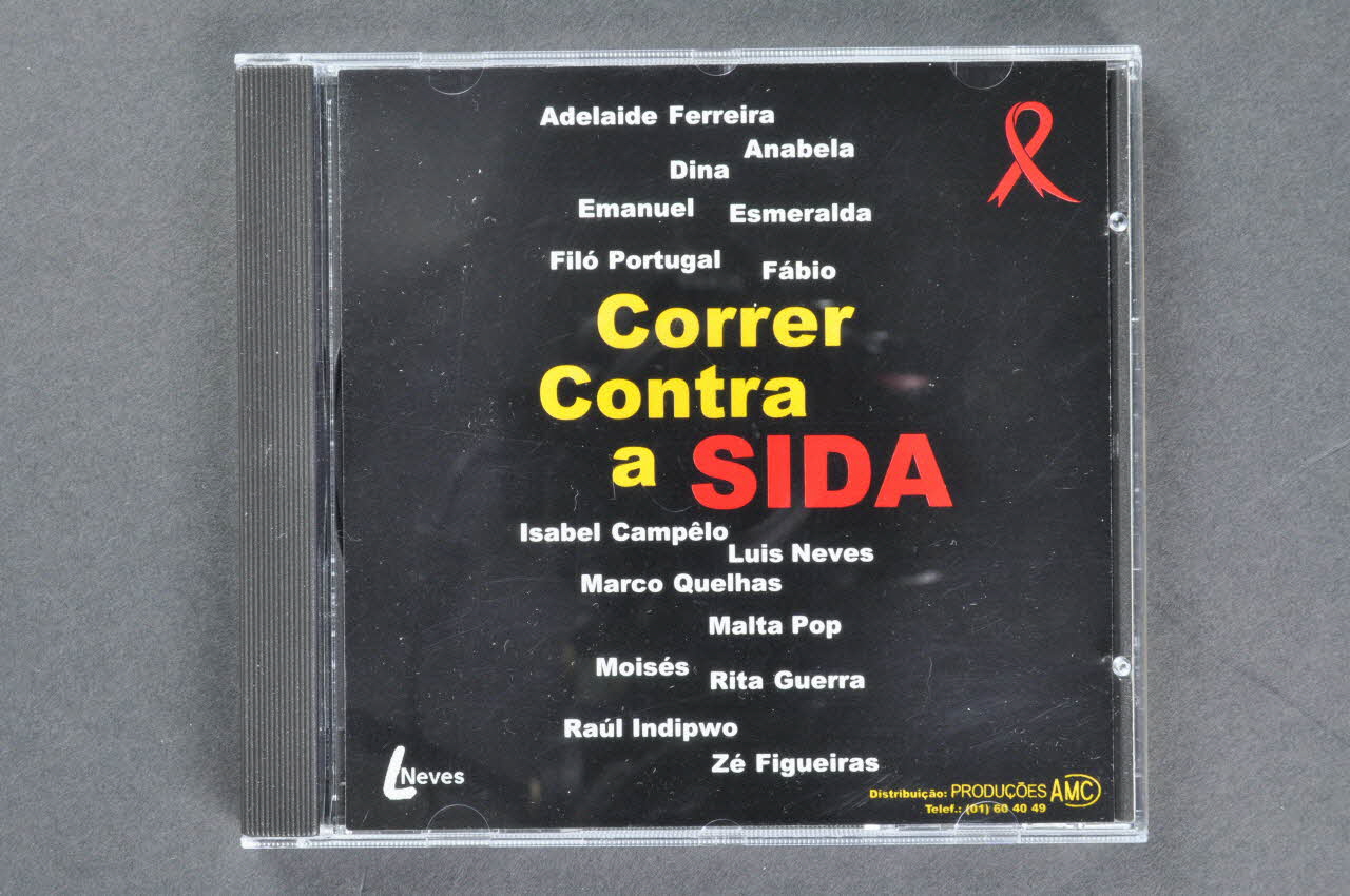 CD (compact disque) "Correr contra a sida" (Courir contre le sida) 2003.109.204.1-3 Photo Mucem