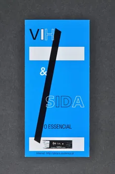 Abraço Dépliant "VIH & SIDA. O essencial" (VIH et SIDA. L'essentiel) Portugal 1993 2003.109.209 Photo Mucem