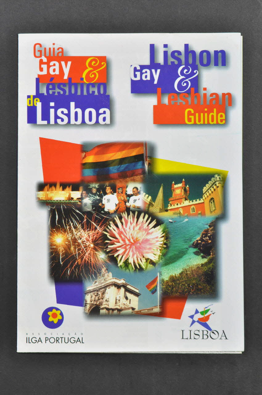 Dépliant "Guia Gay & Lesbico de Lisboa" (Guide gay et lesbien de Lisbonne) 2003.109.210 Photo Mucem