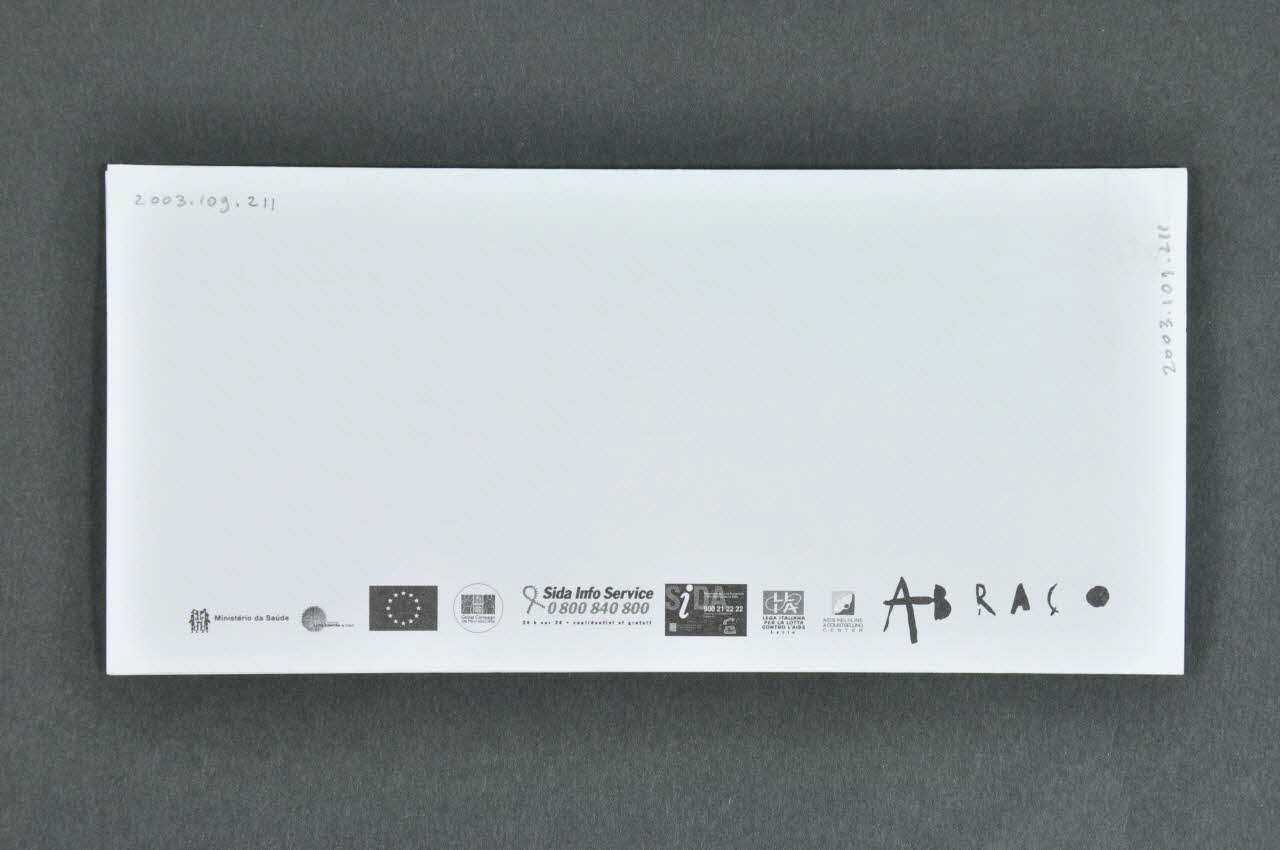 Abraço & Réseau Méditerranéen à L'écoute Des Dépliant "Coloquio Internacional Mulheres e VIH" (Colloque international femmes et VIH) Portugal 2003/6 2003.109.211  Photo Mucem