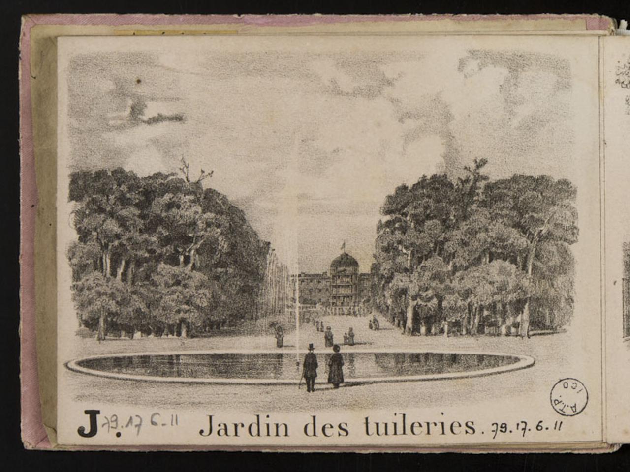 album J. Jardin des tuileries. 1979.17.6.11 Photo Mucem