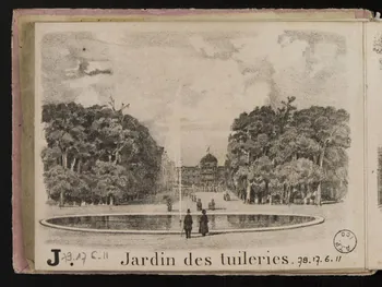 album J. Jardin des tuileries. 1979.17.6.11  Photo Mucem
