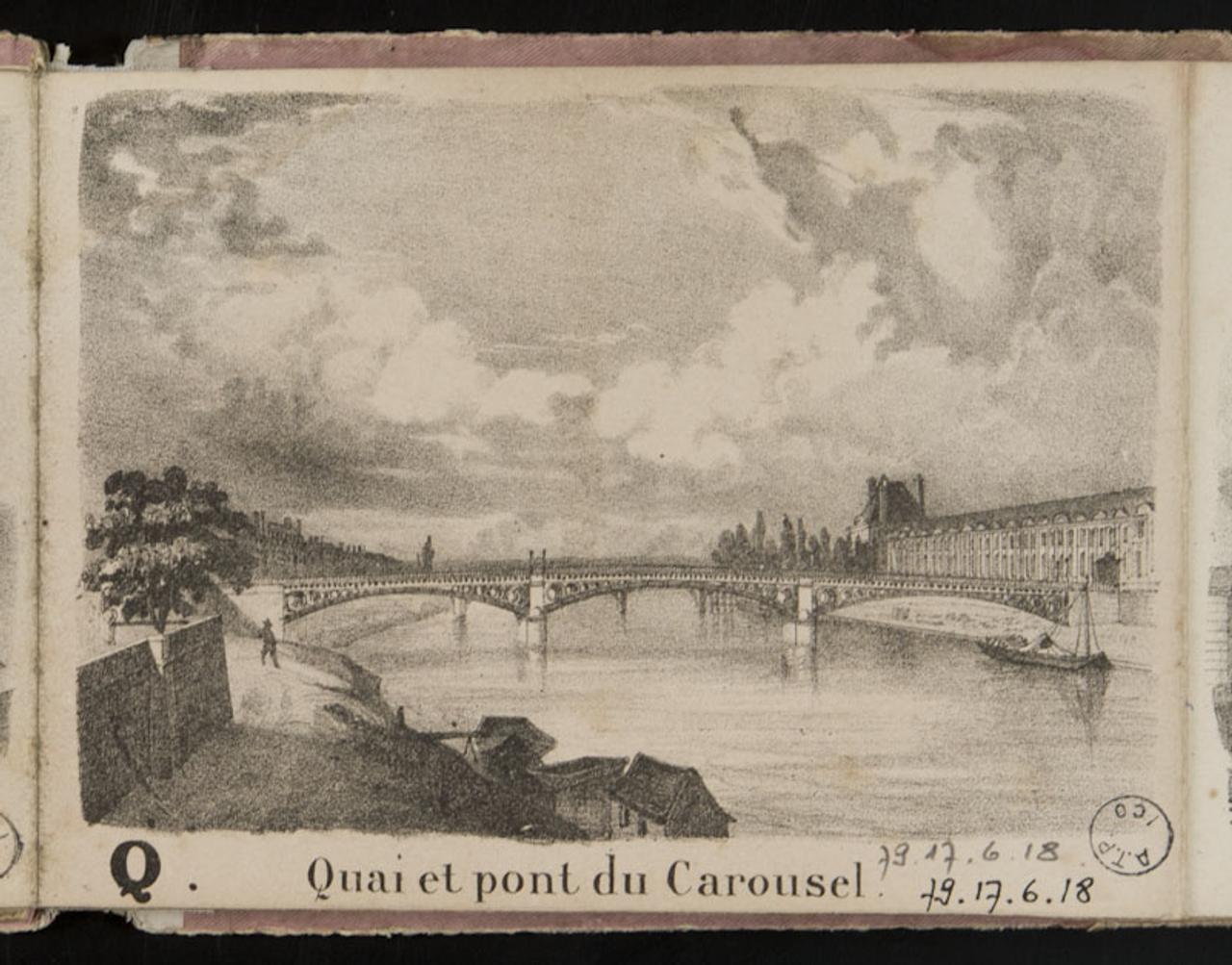 album Q. Quai et pont du Carroussel. 1979.17.6.18 Photo Mucem
