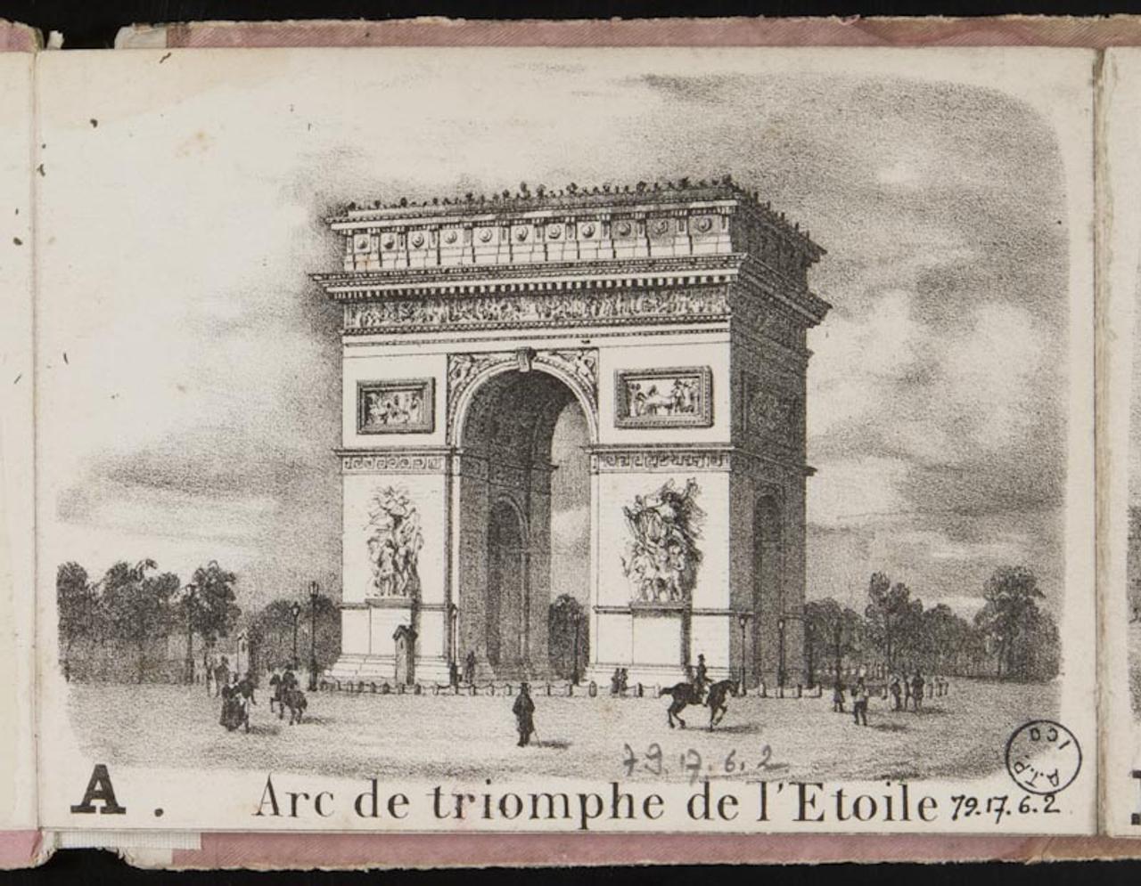 album A. Arc de triomphe de l'Etoile 1979.17.6.2 Photo Mucem