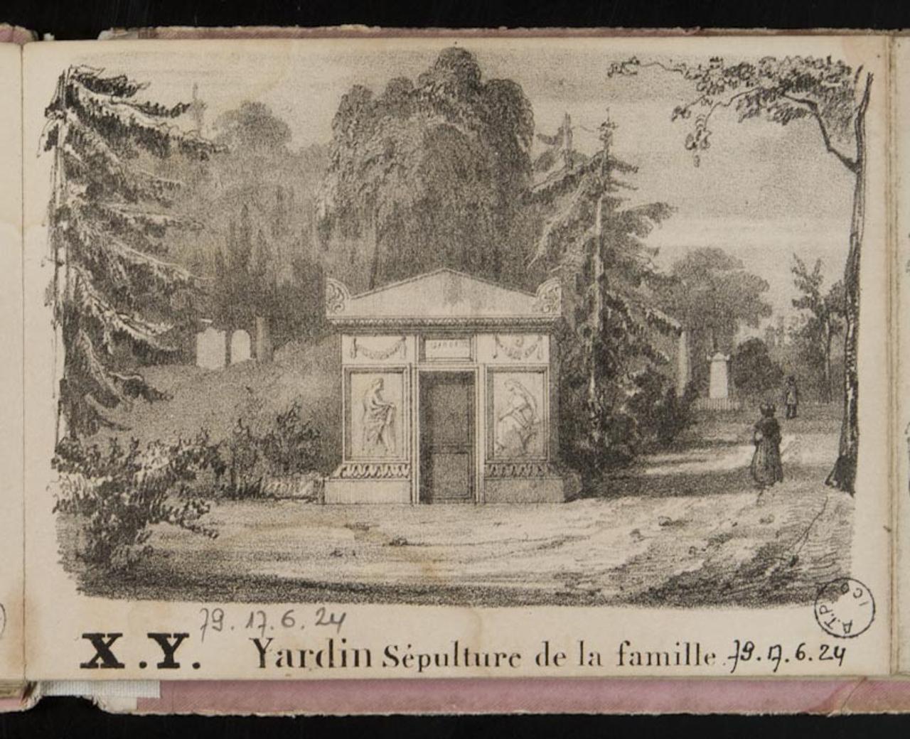 album X.Y. Yardin Sépulture de la famille. 1979.17.6.24 Photo Mucem