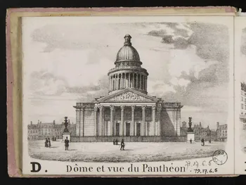 album D. Dôme et vue du Panthéon. 1979.17.6.5  Photo Mucem