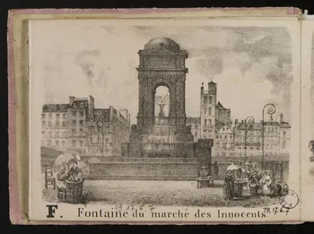 album F. Fontaine du marché des Innocents. 1979.17.6.7  Photo Mucem