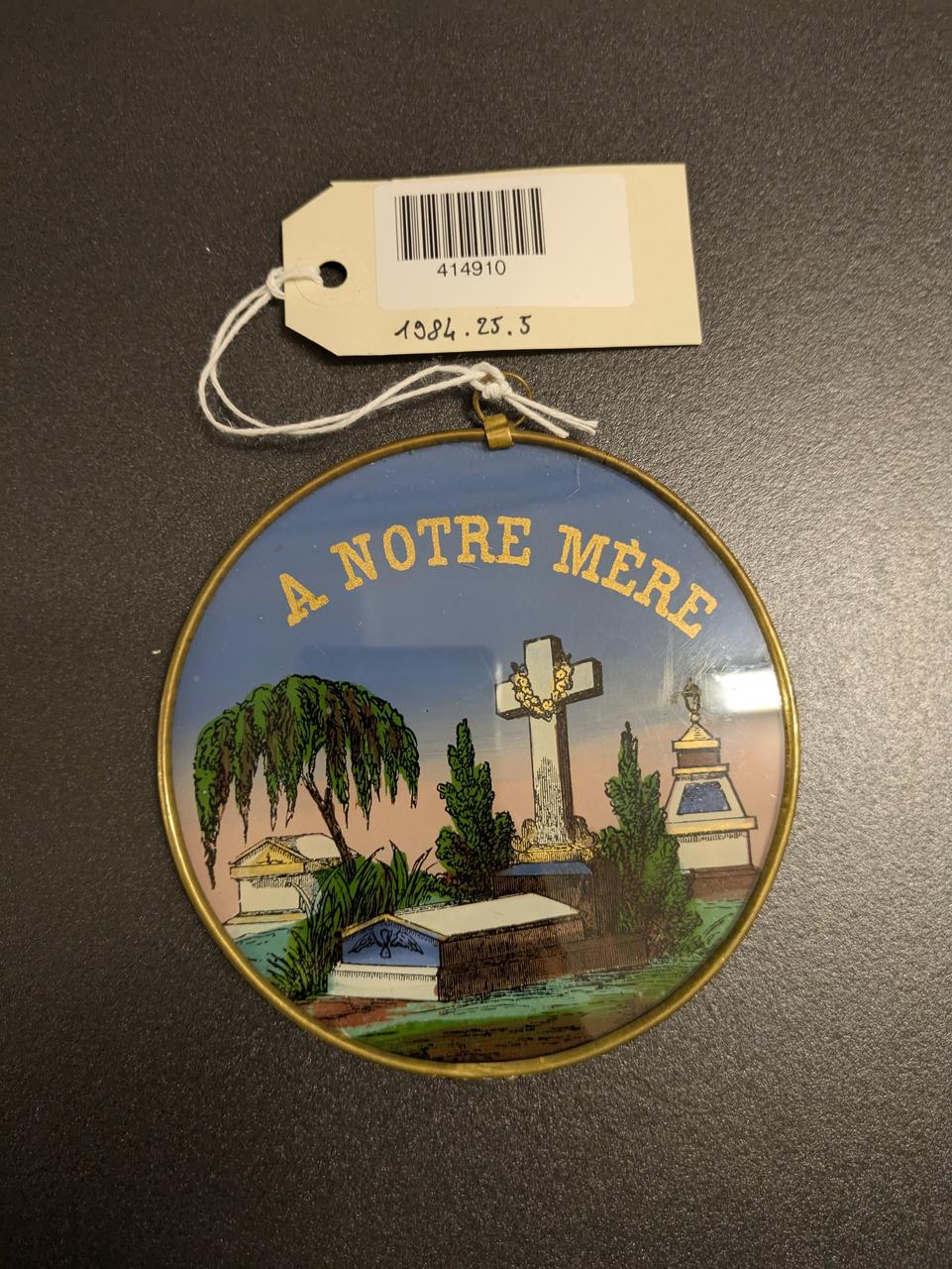 peinture sous verre A NOTRE MERE 1984.25.5 Photo Mucem