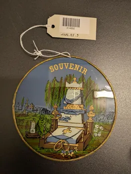 peinture sous verre SOUVENIR 1984.25.9 Photo Mucem