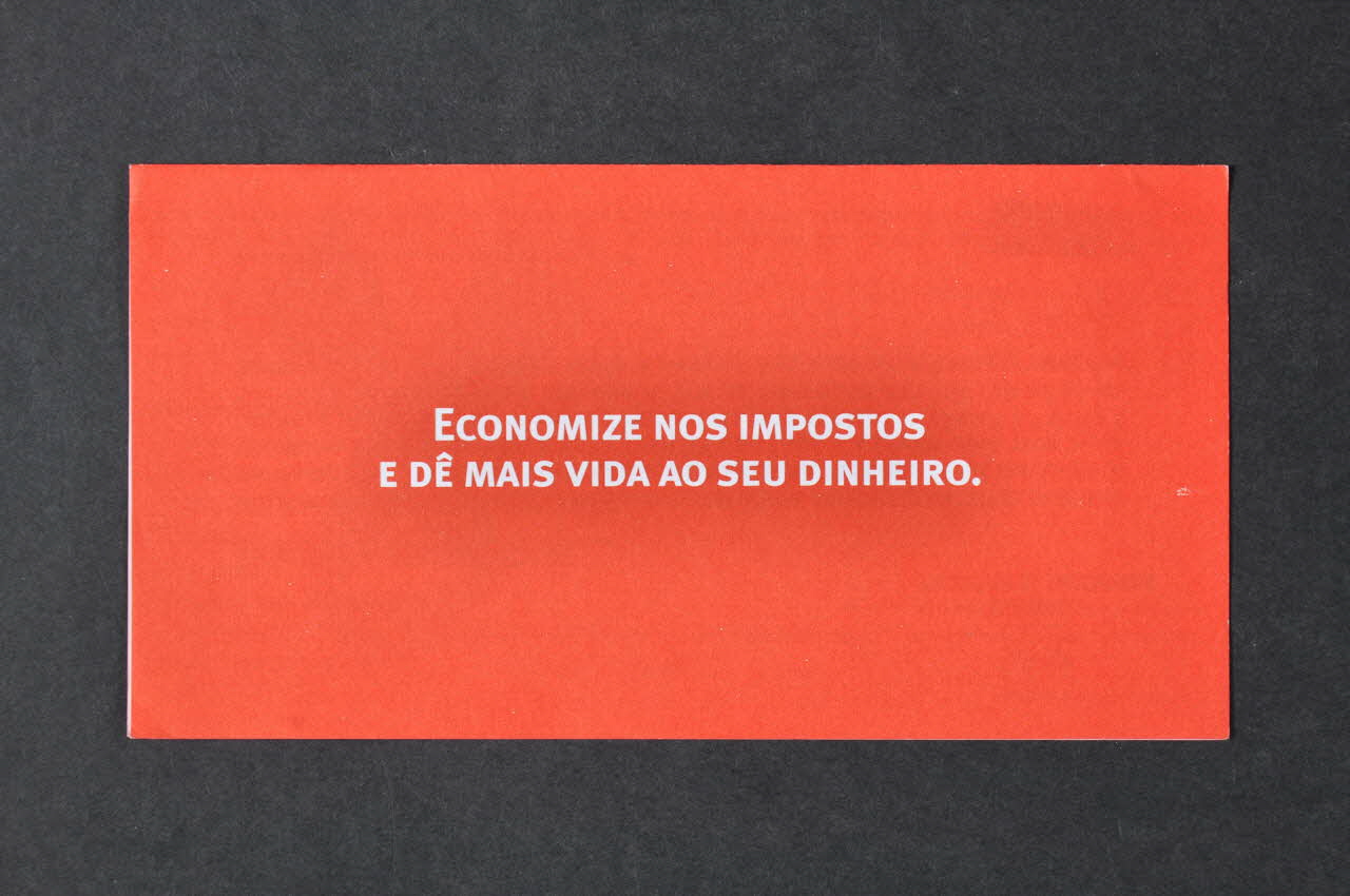 Dépliant "Economize nos impostos..." (Economiser sur vos impots...) 2003.109.220 Photo Mucem