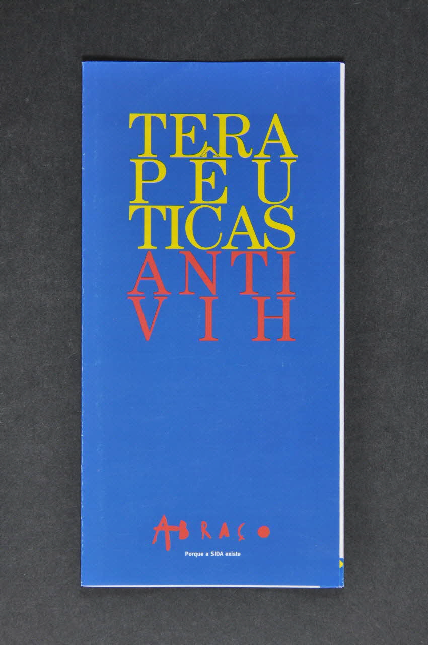 Abraço Dépliant "Terapeuticas anti VIH" Portugal 1996 2003.109.221 Photo Mucem