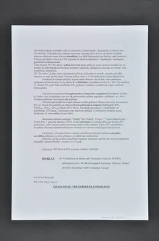 Agihas Feuille d'information Lettonie 1999 2005.121.40.4 Photo Mucem