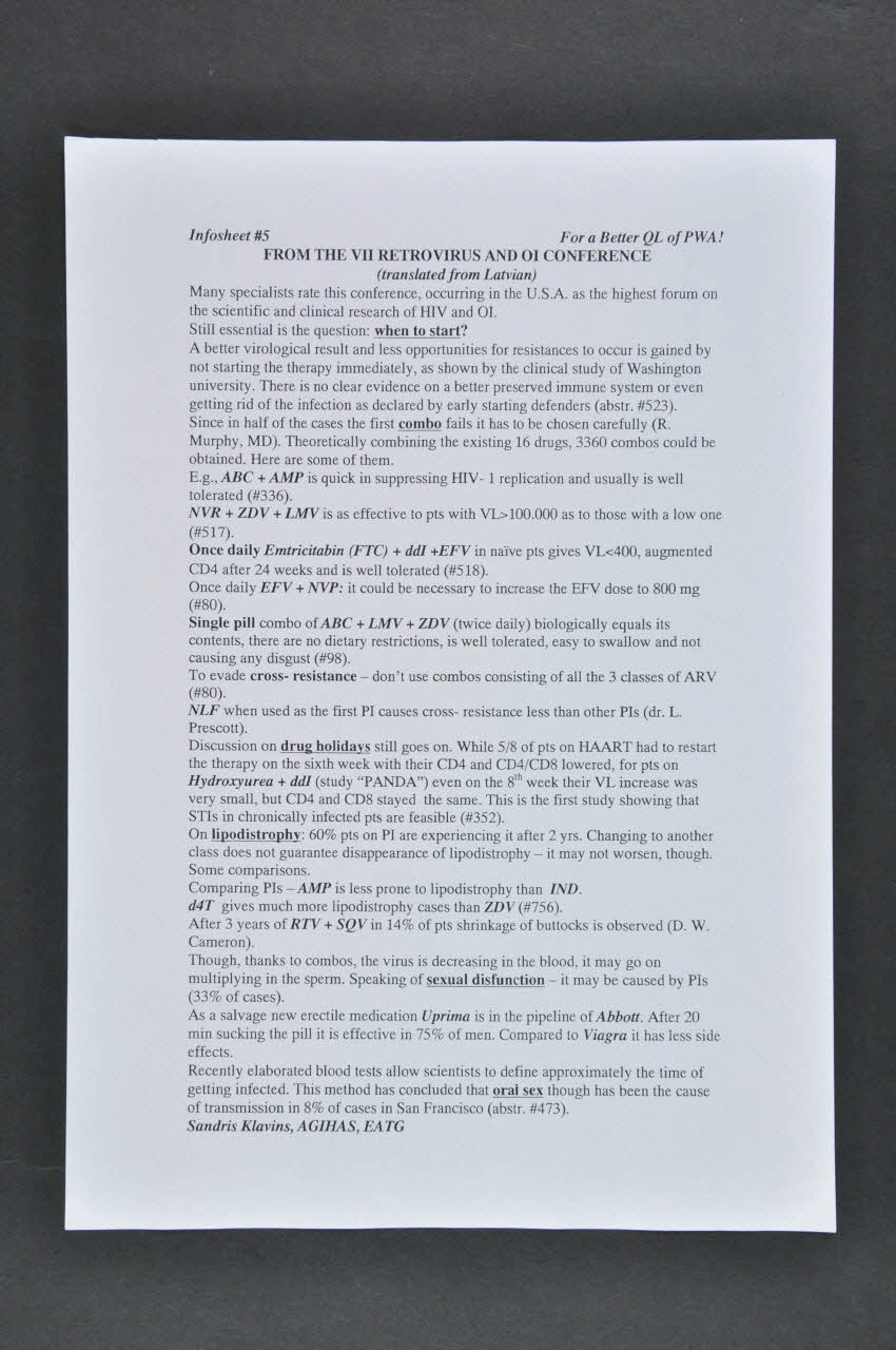 Feuille d'information 2005.121.40.6 Photo Mucem