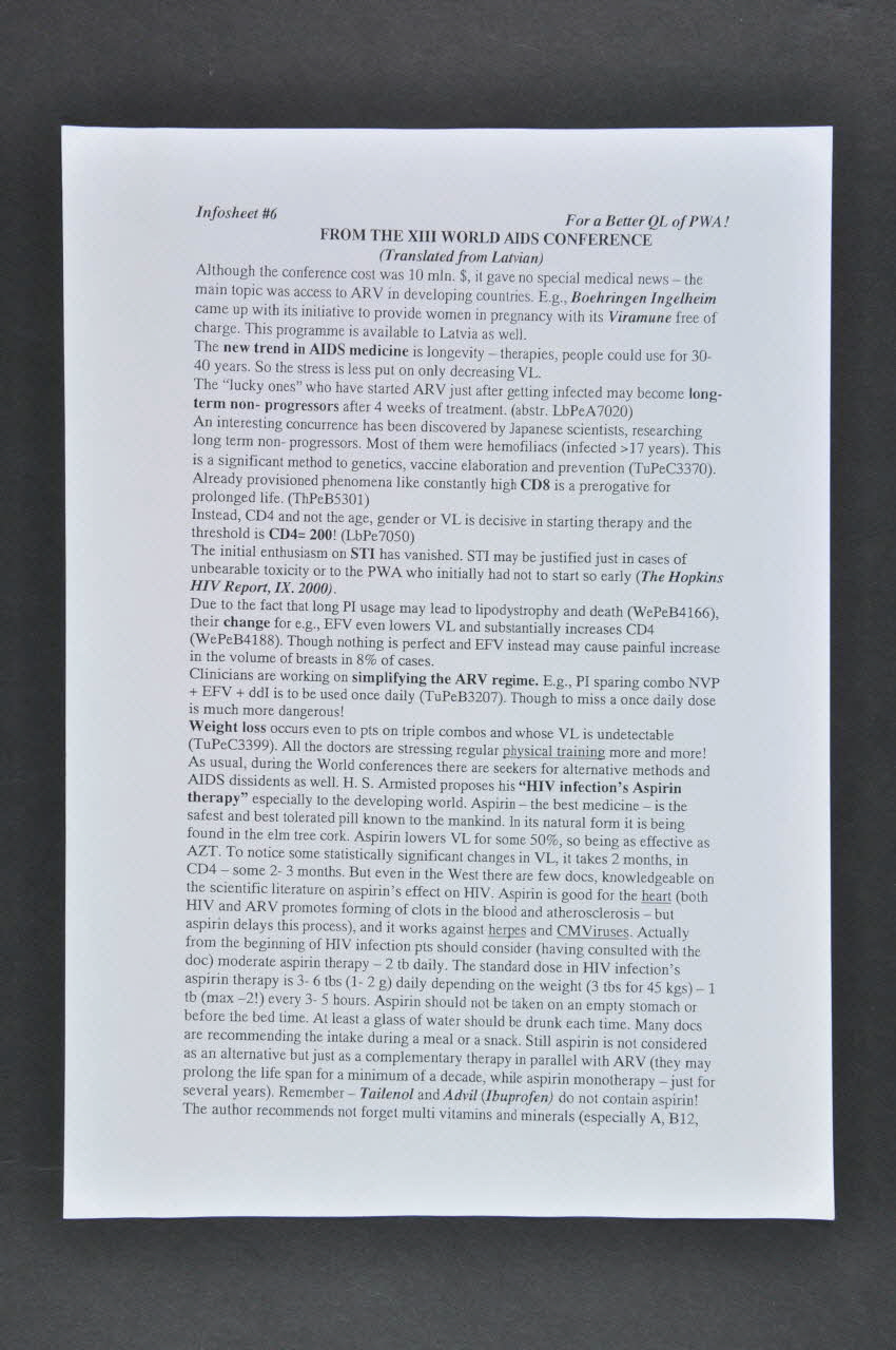 Feuille d'information 2005.121.40.7 Photo Mucem