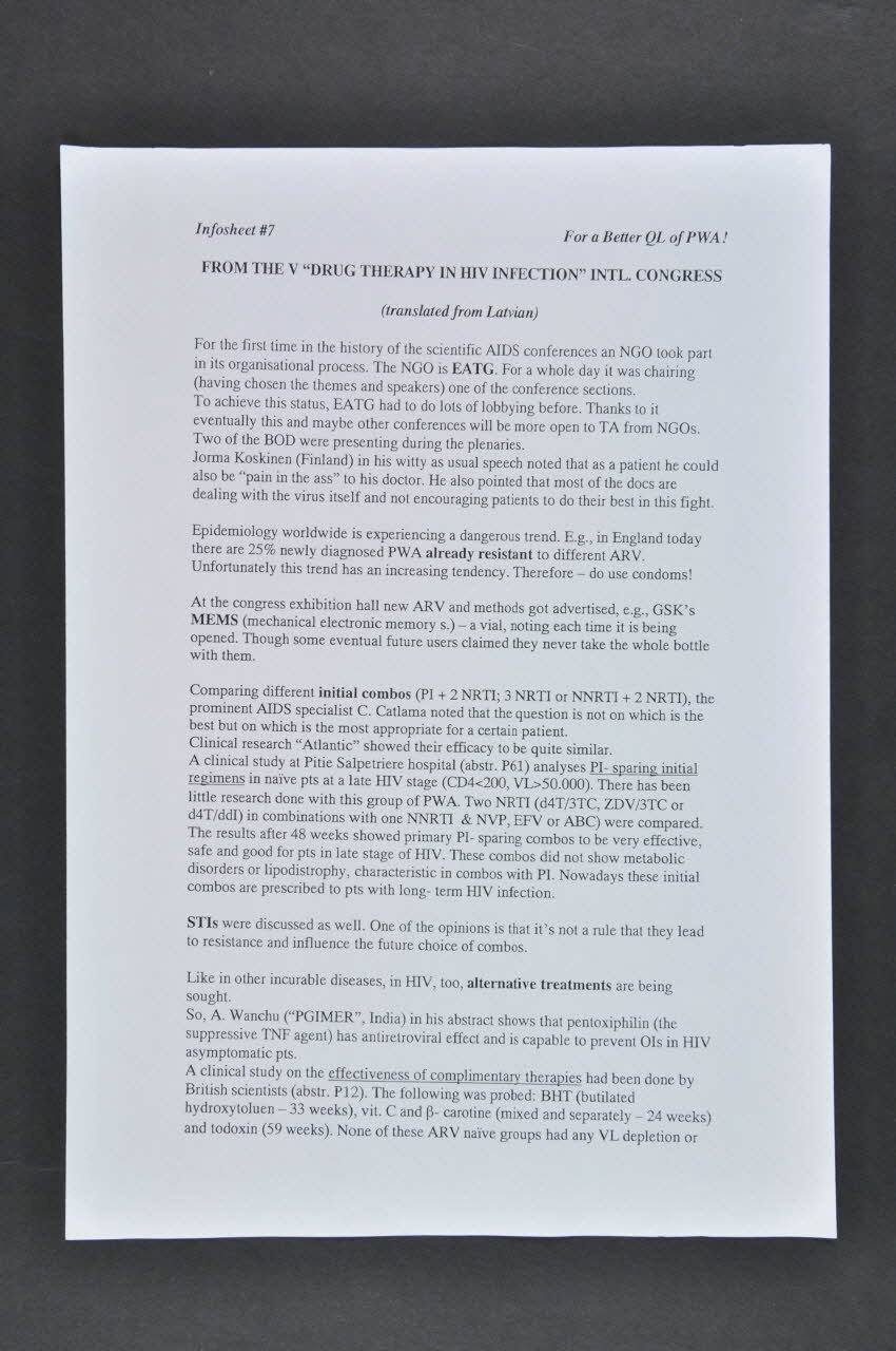 Feuille d'information 2005.121.40.8 Photo Mucem