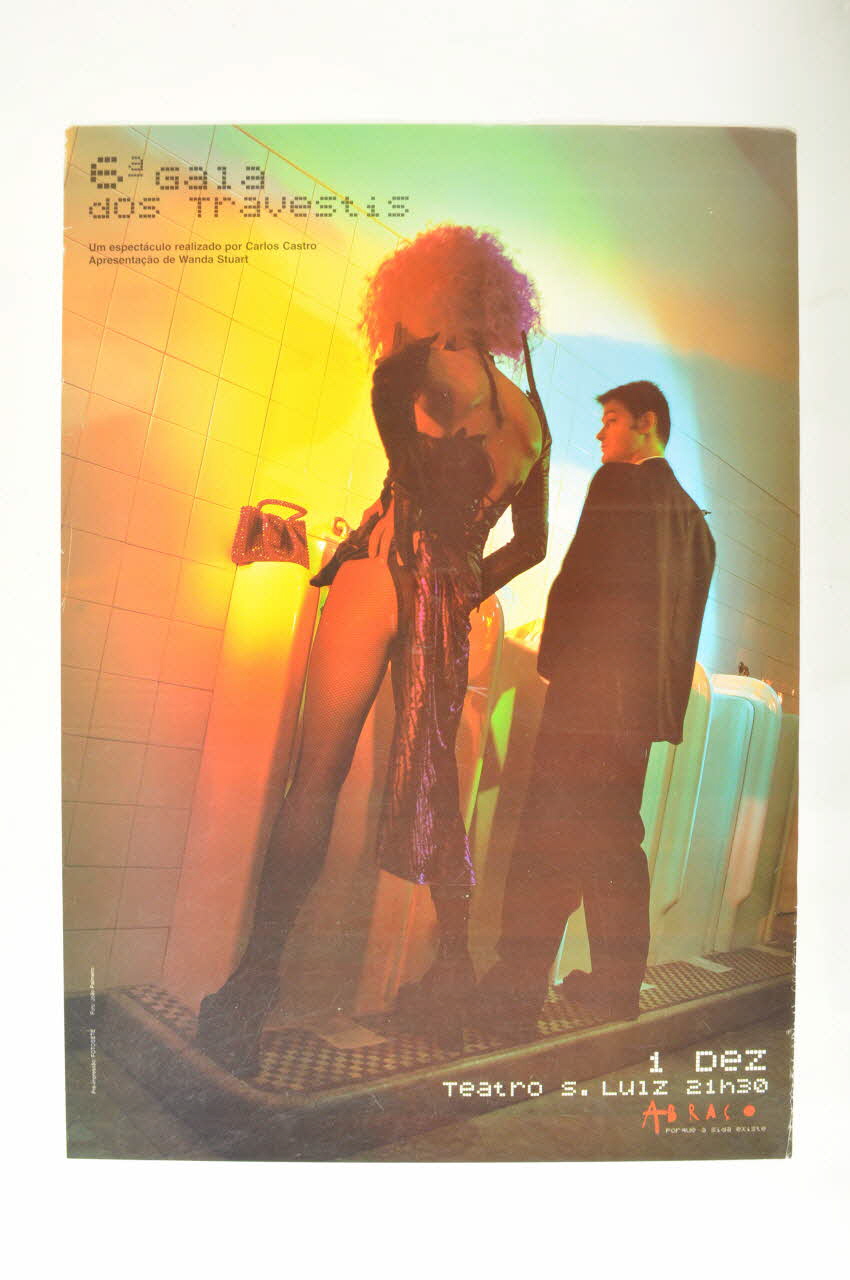 Abraço affiche Affiche "6a gala dos travestis" Portugal 1998 2003.109.25 Photo Mucem