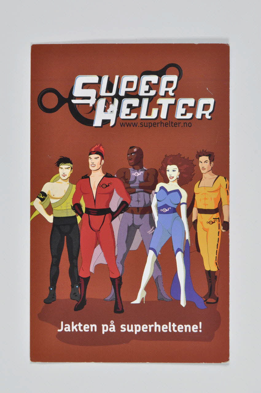 Superhelter carte postale "Superhelter" (Super héros) Norvège 2004 2005.122.15 Photo Mucem