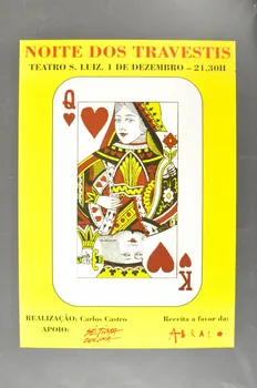 affiche Affiche "Noite dos travestis" (Nuit des travestis) 2003.109.26 Photo Mucem
