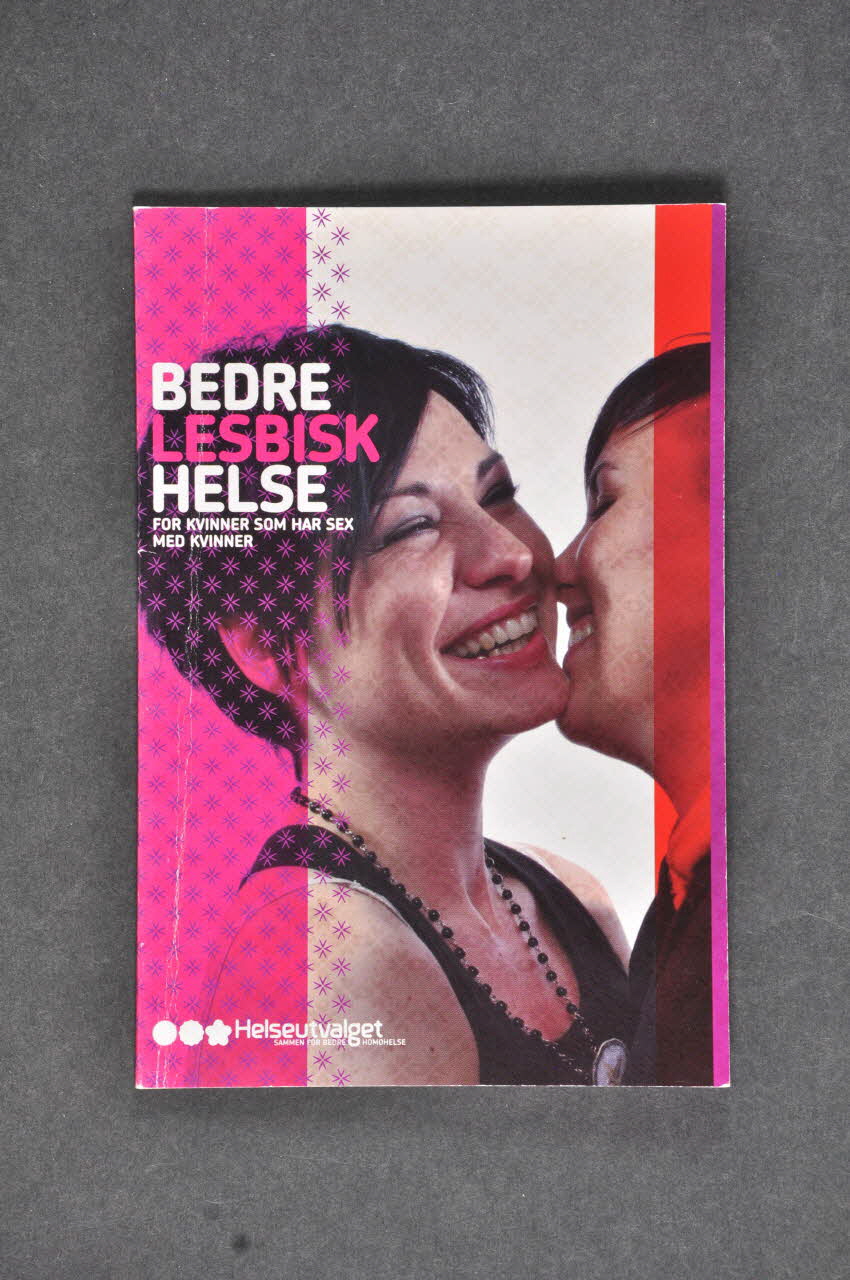 BROCHURE "Bedre Lesbik Helse" ( Meilleure santé lesbienne) 2005.122.3 Photo Mucem