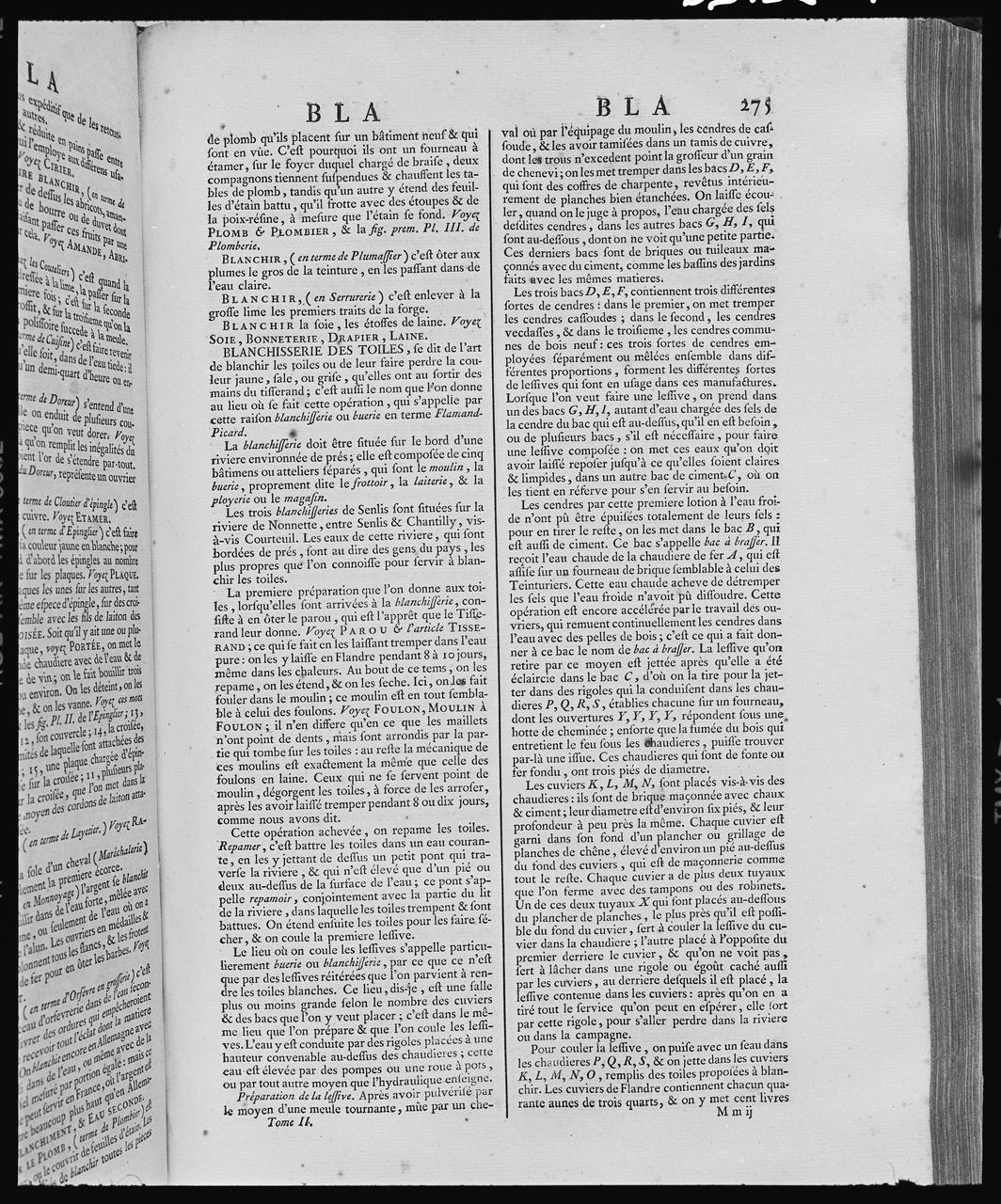 photographie (PH 1 à 7) blanchissage des toiles... In : l'encyclopedie diderot et d'alembert Ph.1999.52.1 Photo © Musée des Civilisations de lEurope et de la Méditerranée/Adam, Danièle