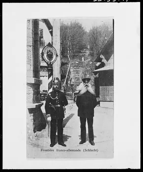 photographie Frontière franco-allemande. Schlucht. (cp 063204) Ph.1999.53.17  Photo © Musée des Civilisations de lEurope et de la Méditerranée/Anonyme