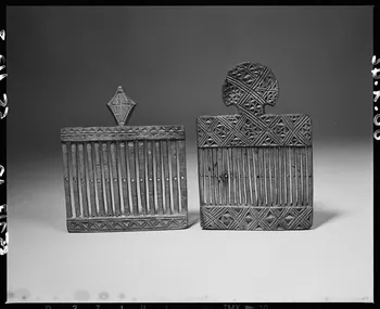 photographie Passettes à ruban. Rochefort-Montagne (Puy-de-Dôme). Hêtre. Fin du 18è s.-19è s. Ph.2000.1.42 Photo © Musée des Civilisations de lEurope et de la Méditerranée/Adam, Danièle