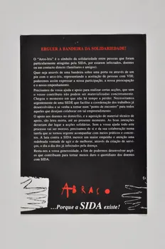 tract " Erguer a bandeira da solidariedade" (Dresser un drapeau de solidarité) 2003.109.271 Photo Mucem