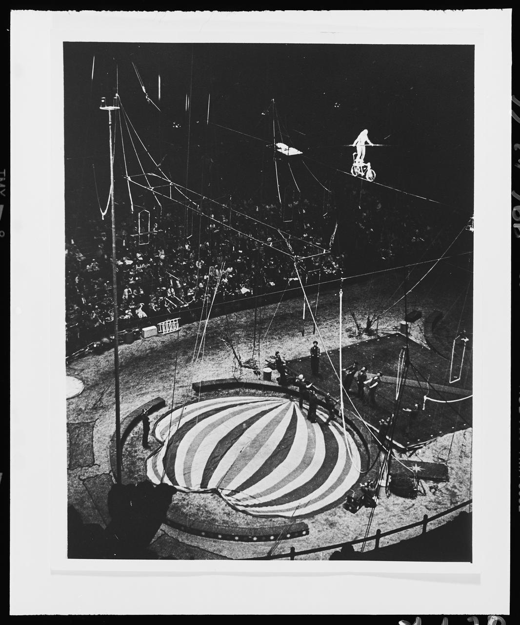 photographie Funambule. Madison Square Garden. New York Ph.2001.1.70 Photo © Musée des Civilisations de lEurope et de la Méditerranée/Tuefferd, François
Adam, Danièle