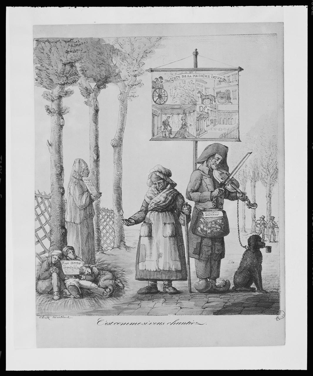 Danièle Adam ; Hervé Jézéquel photographie MNATP. Exposition. Musiciens des rues de Paris (18 novembre 1997 - 27 avril 1998) Ile-de-France, France 1997 Ph.2008.00.4.121 Photo © Musée des Civilisations de lEurope et de la Méditerranée/Adam, Danièle
Jézéquel, Hervé