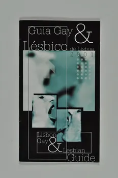 ILGA Portugal BROCHURE "Guia Gay & Lesbico de Lisboa 2001" (Guide gay et lesbien de Lisbonne 2001) Portugal 2001 2003.109.56  Photo Mucem