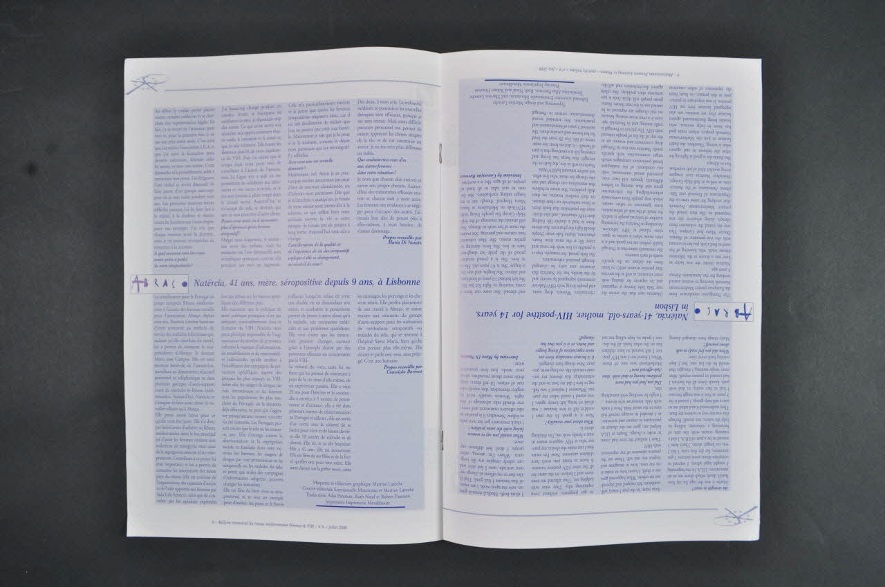 Sida Info Service / Abraço / Fase / Aids Helpline and (...) Bulletin associatif Grèce 2000/7 2003.109.64  Photo Mucem