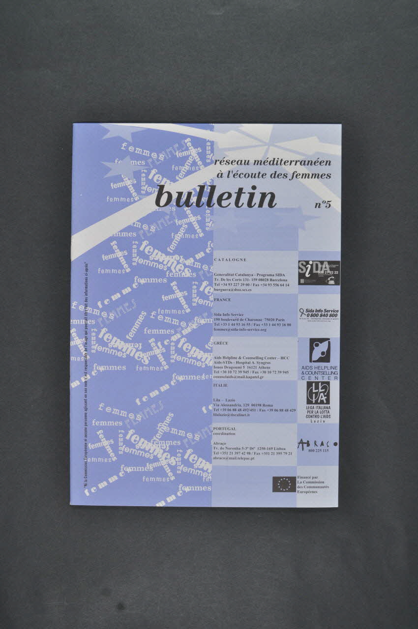 Sida Info Service / Abraço / Fase / Aids Helpline and (...) Bulletin associatif Grèce 2002 2003.109.65  Photo Mucem