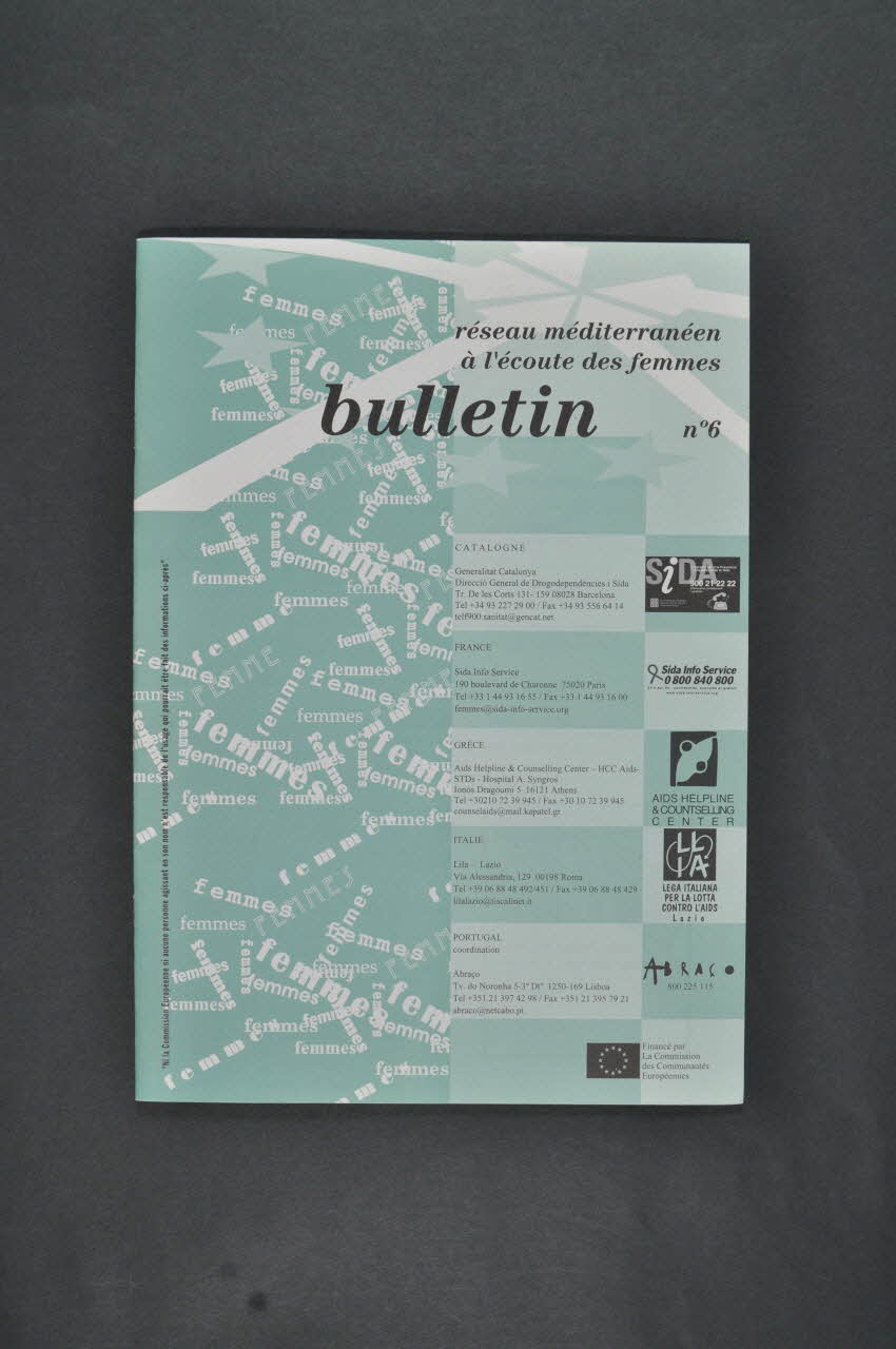 Sida Info Service / Abraço / Fase / Aids Helpline and (...) Bulletin associatif Grèce 2002 2003.109.66 Photo Mucem
