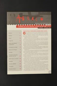 Abraço revue Abraço. Um Boletim para pessoas infectadas e afectadas pelo VIH /SIDA Année 2 , janvier-février 1998, n°3 (Un bulletin pour les personnes infectées et affectées par le VIH/Sida) Portugal 1998 2003.109.72  Photo Mucem