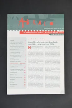 Abraço revue Abraço. Um Boletim para pessoas infectadas e afectadas pelo VIH/SIDA Portugal 1999 2003.109.78 Photo Mucem