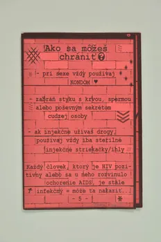 Dépliant "HIV/AIDS 2005.159.1 Photo Mucem