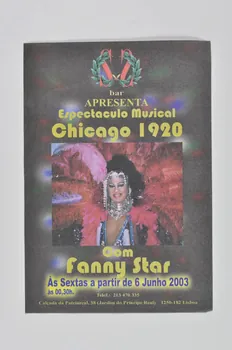 Bar Ss prospectus Prospectus spectacle Chicago 1920 Portugal 2003/6/6 2003.110.21 Photo Mucem