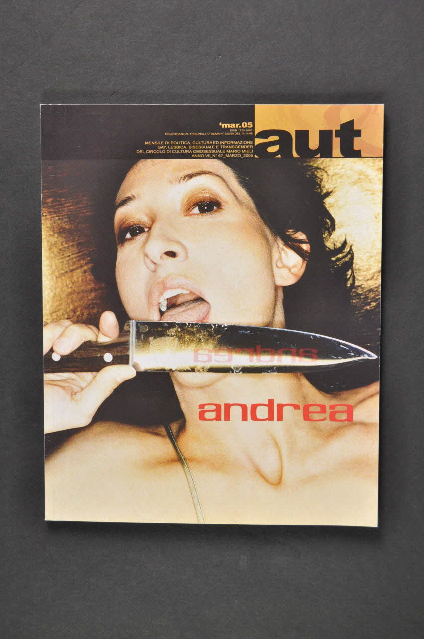 Circolo di Cultura Omosessuale Mario Mieli Bulletin associatif "Andrea" Italie 2005/3 2005.166.5 Photo Mucem